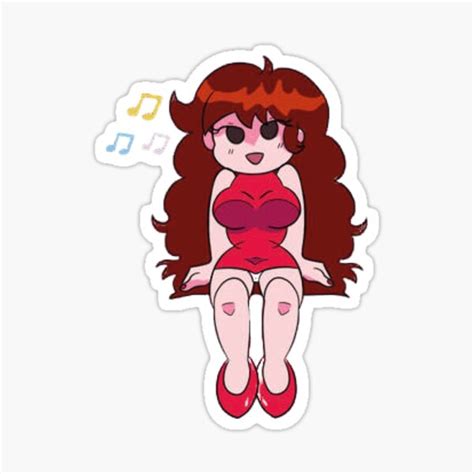 Friday Night Funkin Girlfriend Sticker For Sale By Justwish Redbubble