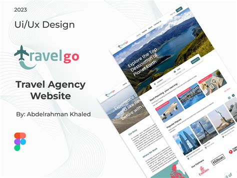 Travelgo Travel Agency Website On Behance