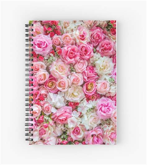 Pink Red Roses Romantic Floral Journal For Sale By Newburyboutique