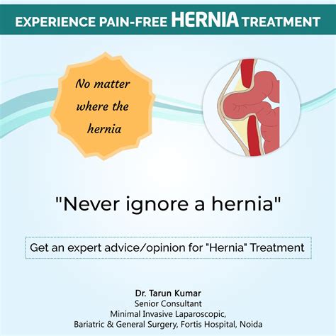 Dr. Tarun Kumar Surgeon: Experience Pain Free Hernia Treatment