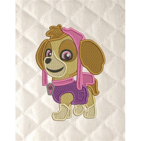 Skye Paw Patrol Embroidery Design