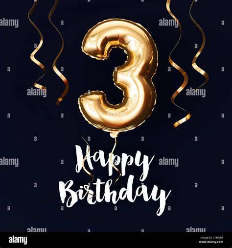 Hình Nền Sinh Nhật 3 Tuổi đầy Hạnh Phúc Happy 3rd Birthday Background Tuyệt đẹp Miễn Phí Tải Về