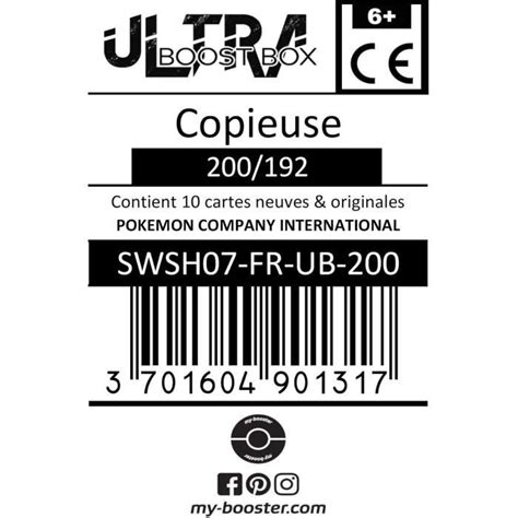 Copieuse Dresseur Full Art Ultraboost X Ep E Et Bouclier