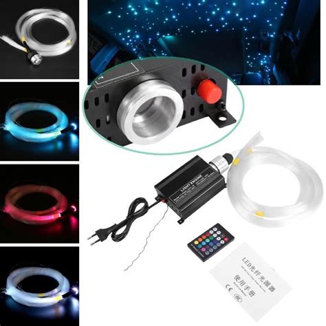 Kit Fibre Optique Lumi Re D Toile Led Lampe Multicolore M Clairage