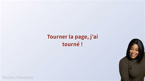 Emma A Tourner La Page Paroles YouTube