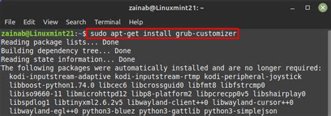 C Mo Instalar Y Usar El Personalizador De Grub En Linux Mint