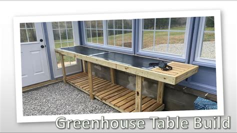 Tnt Diy Greenhouse Planting Table Build Expanded Metal Panels