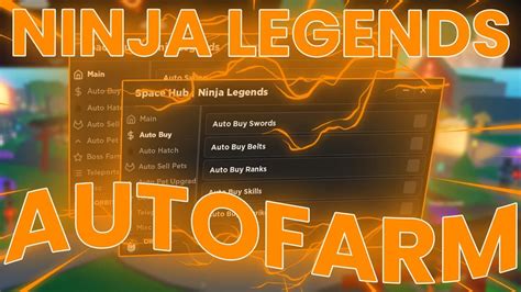 Op Ninja Legends Script Autofarm And Autobuy Space Hub Pastebin