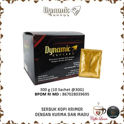 Jual Dynamic Coffee Original Sachet Bpom Kopi Dynamic Kopi