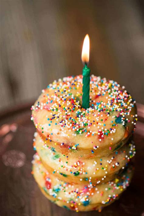 Birthday Cake Baked Donuts Self Proclaimed Foodie