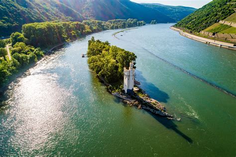 Familienfreundliche Etappe Auf Dem Rheinradweg Bingen Bis Bacharach