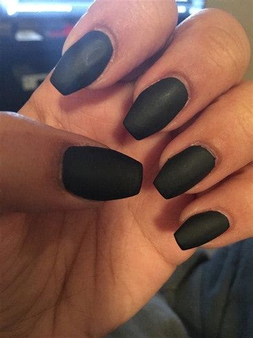 BK Matte Black Nail Polish – Sugar & Cotton