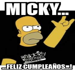 Meme Personalizado Micky feliz cumpleaños 33284698