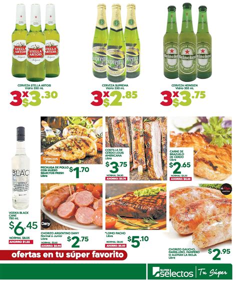 Lunes De S Per Ofertas En Bebidas Y Carnes En S Per Selectos