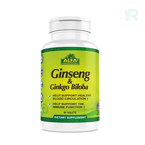 Alfa Ginseng With Ginkgo Biloba 90 Tablets Rafacare