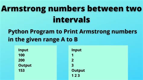 Python Program To Print Armstrong Numbers Between Two Intervals Ccbp Coding Assignment 15