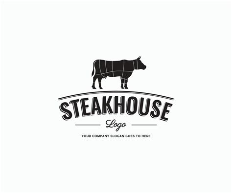 Cr Ation De Logo De Steak House Logotype Bar Et Grill Embl Me Mod Le