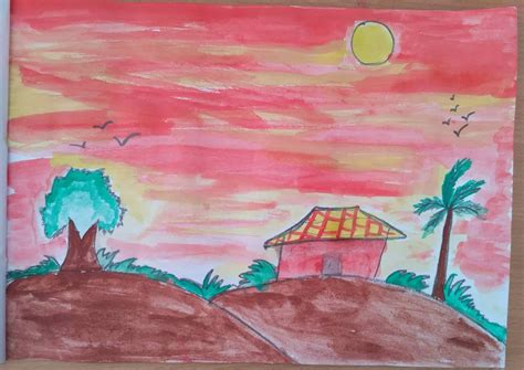 Discover More Than Evening Scenery Drawing Easy Latest Seven Edu Vn