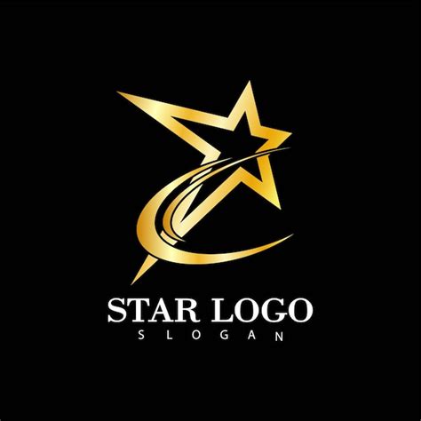 Premium Vector Gold Star Icon Template Vector Illustration Design