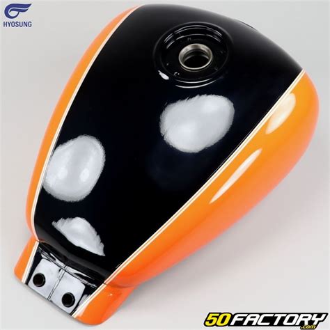 Hyosung Gas Tank Aquila GV 125 Orange And Black Parts