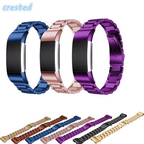 High Stainless Steel Bracelet For Fitbit Charge Band Strap Metal Belt