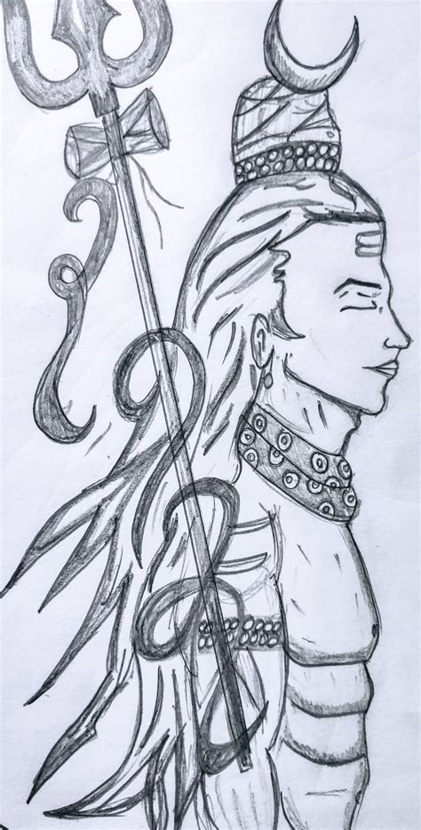 Lord Shiva sketch | Pencil sketch images, Art drawings sketches, Drawing sketches