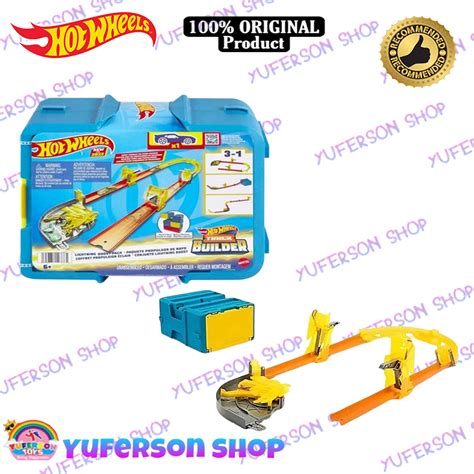 Jual Hot Wheels Track Builder Lightning Boost Pack Hot Wheels Light Boost Shopee Indonesia