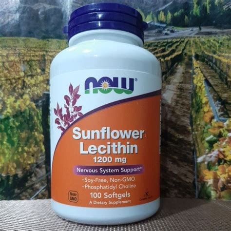 Sunflower Lecithin Mg Softgels Expiry June Nervous System