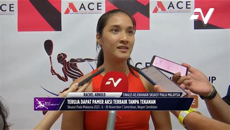 Rachel Arnold Tempah Slot Final Skuasy Piala Malaysia Video