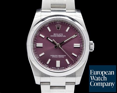 Rolex 116000 Oyster Perpetual 116000 Ss Grape Dial 36mm 46720