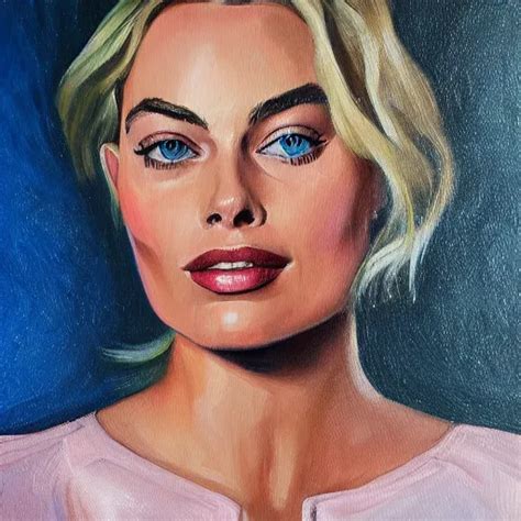 Margot Robbie Oil Painting Renascentist Stable Diffusion OpenArt