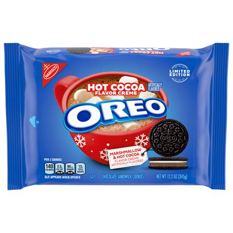 Save On Oreo Chocolate Sandwich Cookies Hot Cocoa Flavored Creme Order