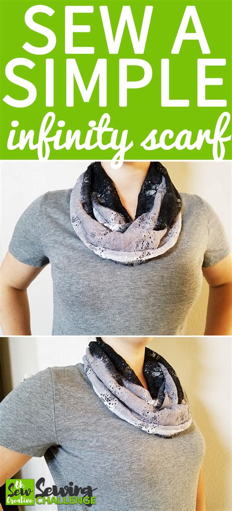 Project 1 Infinity Scarf Beginner Sewing Projects Easy Sewing For Beginners Sewing Projects