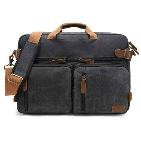 Coolbell Convertible Laptop Bag Backpack Messenger Bag Shoulder Bag