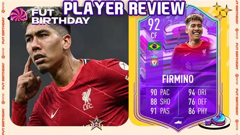 Bobby Fut Birthday Roberto Firmino Player Review Fifa