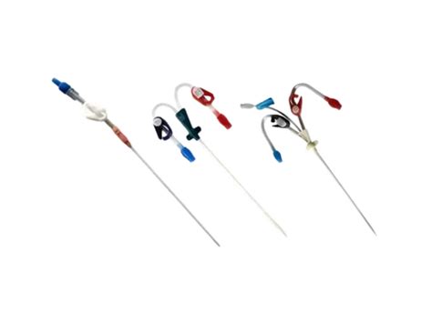 Polyurethane Fr Cm Double Lumen Hemodialysis Catheter Kit Curved