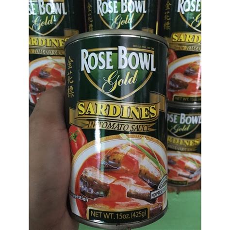 Rose Bowl Gold Sardines 425g | Shopee Philippines