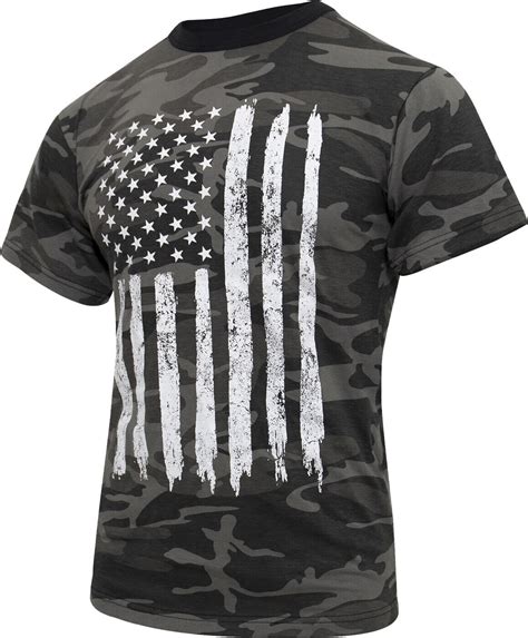 Mens US Flag Athletic T Shirt Tactical Muscle Distressed American