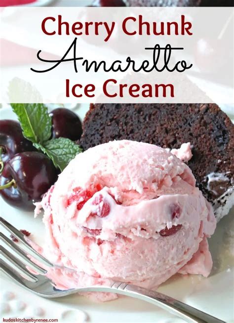 No Churn Cherry Chunk Amaretto Ice Cream Artofit