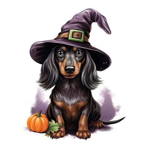 Halloween Dachshund Clipart 12 S Watercolor Halloween Halloween