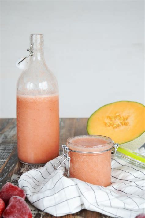 Smoothie Au Cantaloup Aux Fraises Libre De Manger