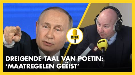 DREIGENDE TAAL Van RUSLAND Leider POETIN Dit Is Een RODE LIJN In