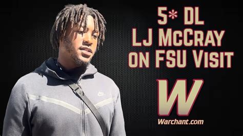 FSU Football 5 DL LJ McCray On Florida State Visit Virginia Tech