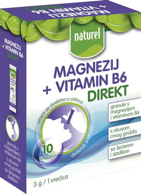 Magnezij Vitamin B Naturel Direkt G Tusdrogerija Si