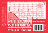 Druk polecenie przelewu wpłata gotówkowa 4 odc