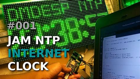 Dmdesp Arduino 001 Ntp Jam Internet Clock Led Matrix