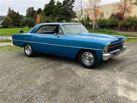 Chevrolet Chevy Ii Blue Rwd Automatic Nova For Sale