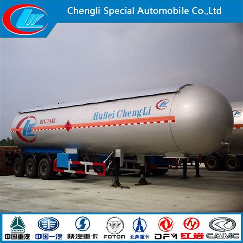 50cbm LPG Storage Tank 3 Axles LPG Tanker Trailer China LPG Tank