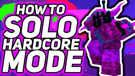 How To Solo Hardcore Mode Tower Defense Simulator Youtube