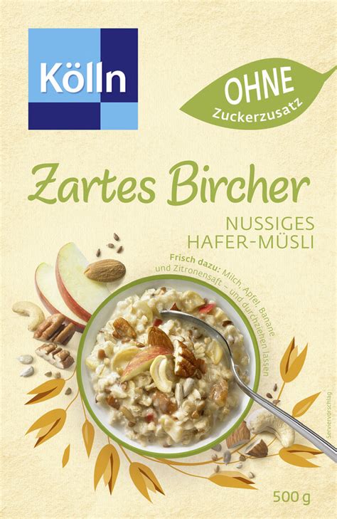 Kölln Zartes Bircher Nussiges Hafer Müsli 500G von Edeka24 für 3 49